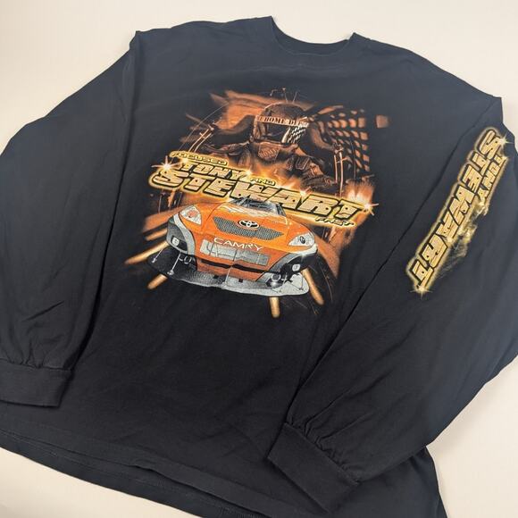Tony Stewart #20 Home Depot Nascar Camry Racing Y2K Long Sleeve Shirt 3XL - Picture 2 of 8